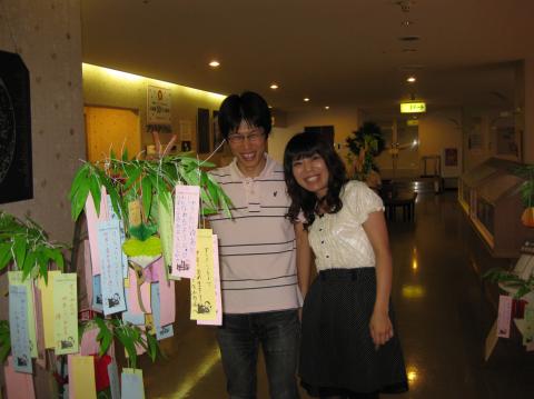 野中さん・梅田さん、来館