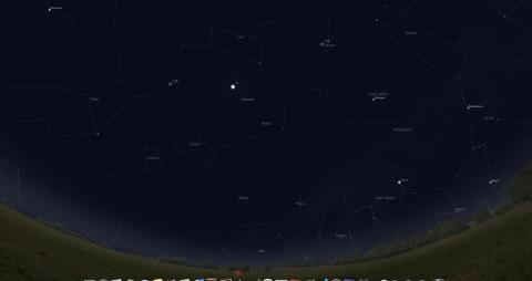 ４月２４日のウォッチングでの星空