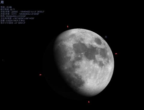 ４月２４日のウォッチングでの星空