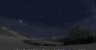 お月見ウォッチングでの月と木星