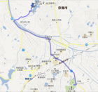 多礼ダムの場所（月食観望場所）